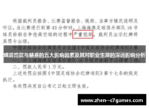 魏震罚款与禁赛的五大影响因素及其对职业生涯的深远影响分析